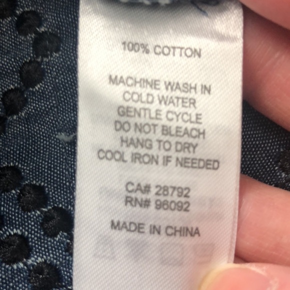 Elíane Rose Modern Fit Navy Blue Shorts Size 6 - Picture 9 of 9